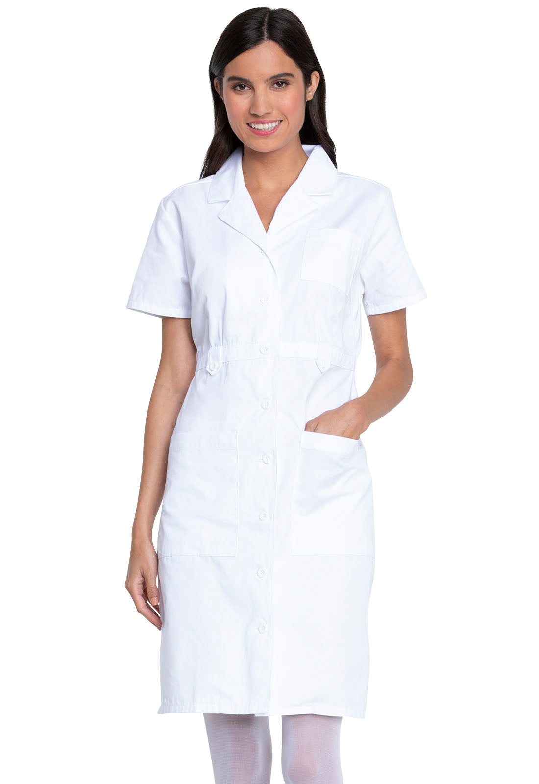 ScrubHaven  White Scrub Skirts & Nursing Dresses