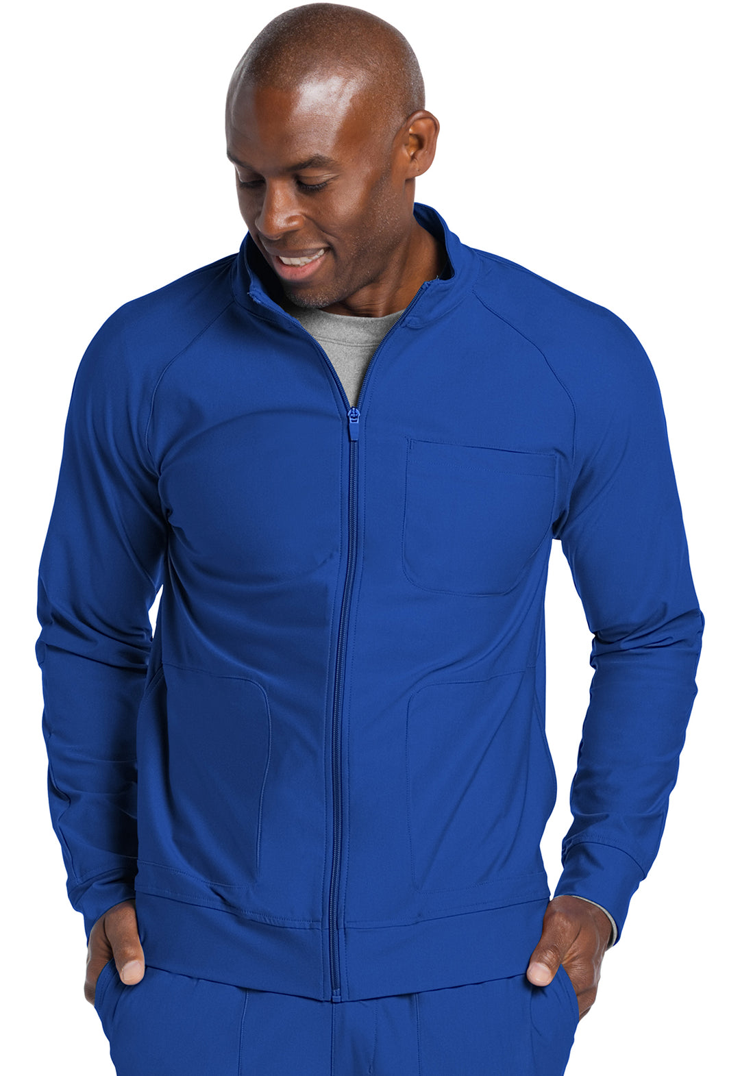 CHEROKEE FORM Men's Zip Front Jacket Tops CK333 – ScrubHaven