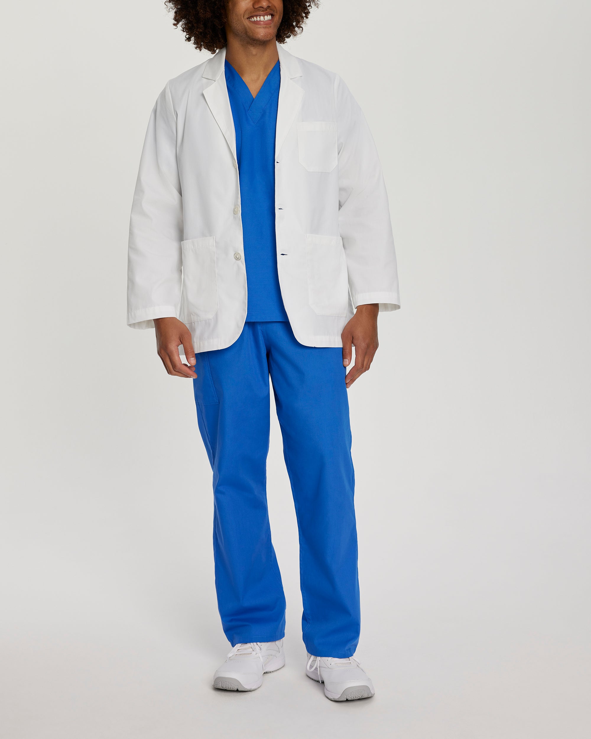 Landau Men's 5-Pocket Consultation Jacket Lab Coats 3224 – ScrubHaven